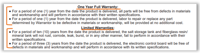 Renew Product Warranty claim