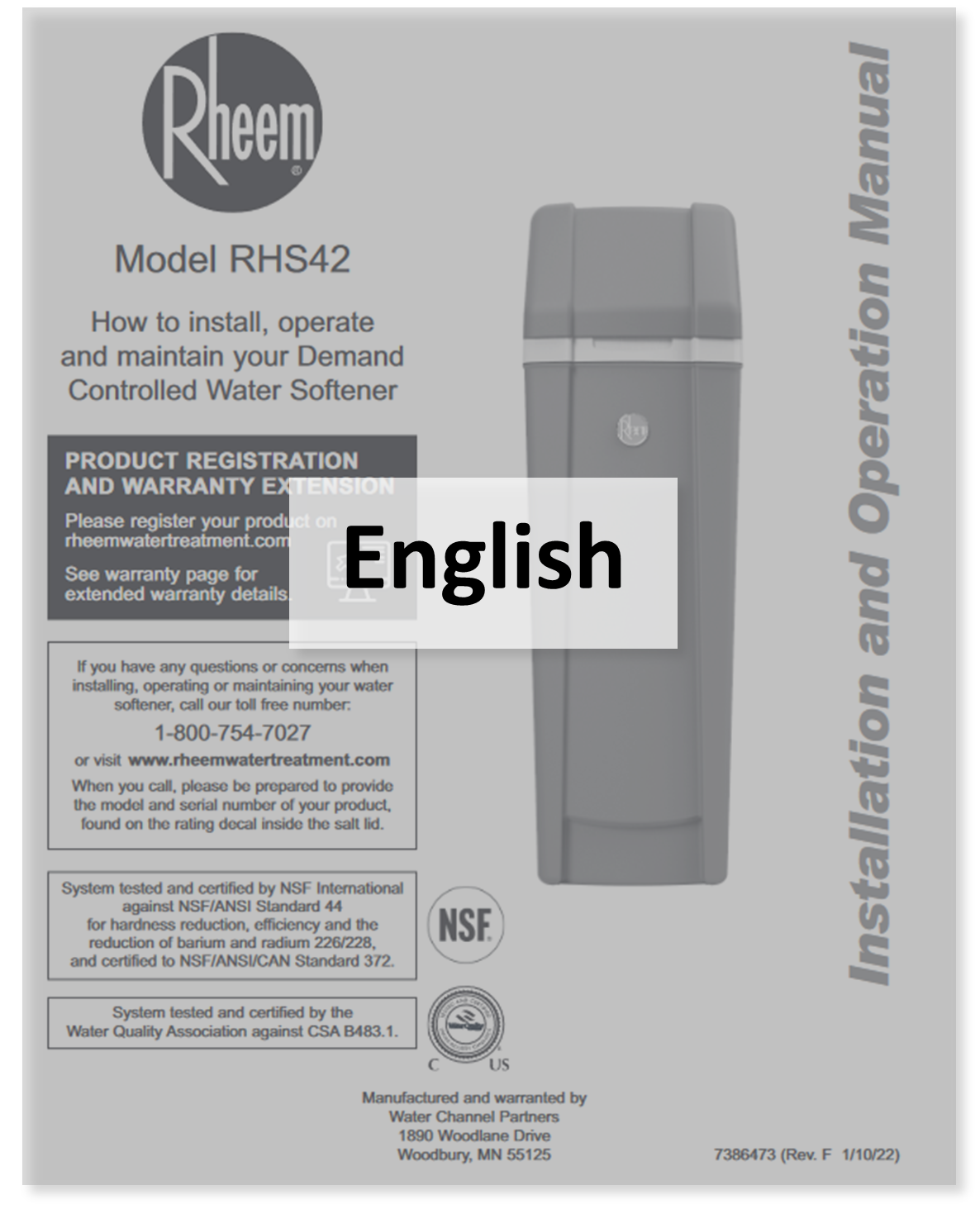 PREFERRED Plus (RHS42) Rheem
